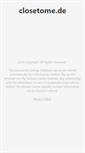 Mobile Screenshot of closetome.de